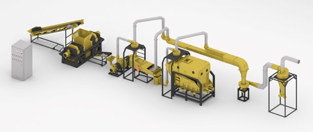Линии по переработке шин EcoGold 400, EcoGold 550, EcoGold 700, EcoGold 1400, EcoGold 4000 Super