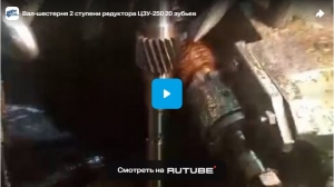 Вал-шестерня 2 ступени редуктора Ц3У-250 20 зубьев